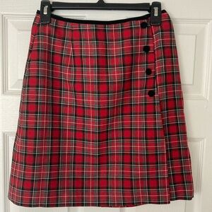 Villager Sport Liz Claiborne Skirt Plaid